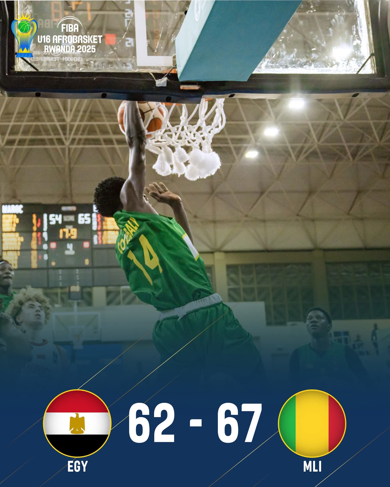 Afrobasket U-16 masculin : les Aiglonnets du Mali terminent invaincus en poule